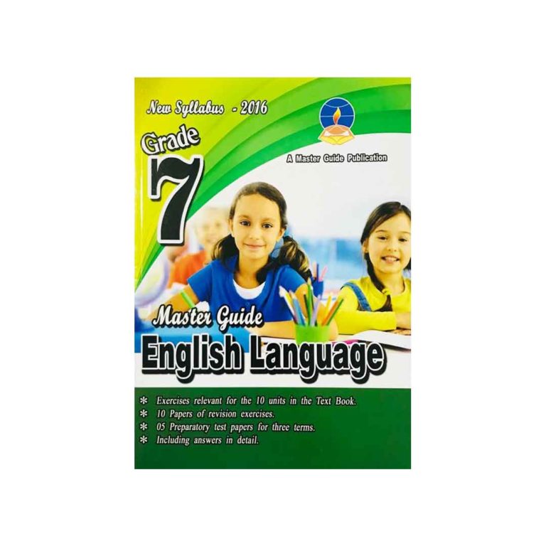 English - Grade 7 - Master Guide Buy Online - MyBookstore.lk