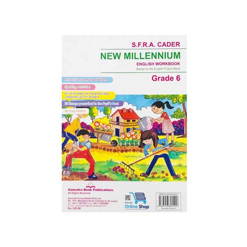 New Millennium English Work Book - Grade 6 - S F R A Cader - Samudra ...